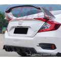 Civic 2016 Type R Style Rear Wing Spoiler